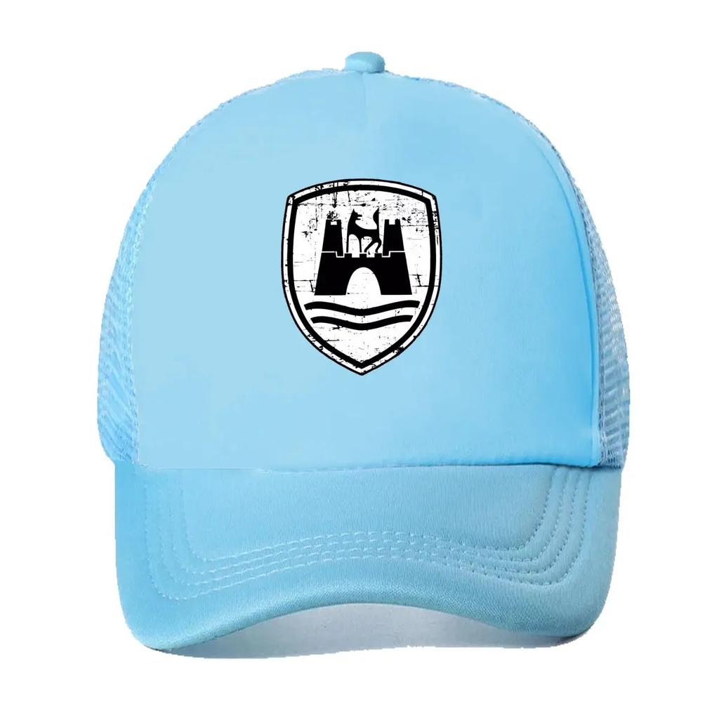 Vintage Shield Historical Emblematic Art Design Mesh Baseball Cap