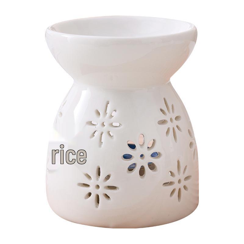 White Porcelain Essential Oil Burner Candle Aroma Diffuser - Ceramic Aroma Lamp 25 New Designs