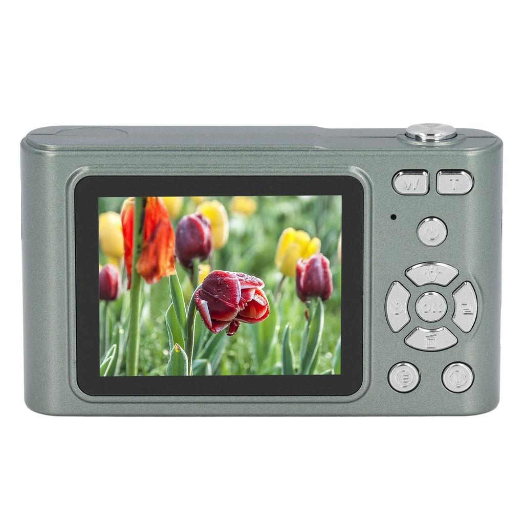 HD Digitalkamera Vintage 4K 2,4 Zoll 48MP 16x Zoom Verwacklungsschutz für Fotografie Videoaufnahme Reise