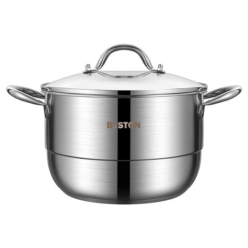 

BST-138 2-Layer Stainless Steel Steamer & Soup Pot