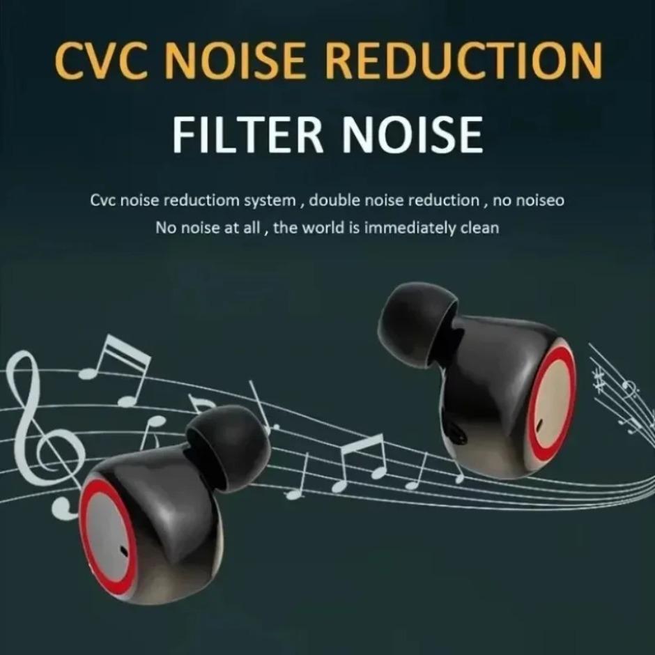 Wireless Earbuds Bluetooth Headphones Touch Control Deep Bass Fitness Earphones Gym Running  Waterproof Earbuds