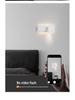 USB Wall Lamp: Modern LED Bedside Reading Light for Living Room, Guest Room, or Hotel