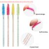 Disposable Crystal Eyelashes Brush Comb 50/100Pcs Eye Lashes Extension Mascara Wands Makeup Professional Makeup Beauty Tool
