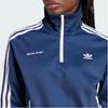 Adidas Originals Sporty & Rich Collaboration SS24 Brand Logo Retro Sports Stand Collar Comfortable Fashion Striped Long Sleeve Jacket JD3770