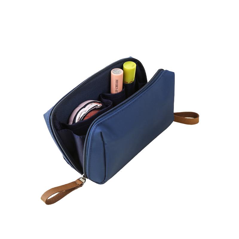 1 borsa per cosmetici solida per PC, borsa per trucco da donna, borsa da toilette, custodia impermeabile per trucco