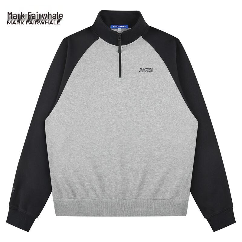 Mark Fairwhale Men's Heavyweight Half-Zip Stand-Collar Sweatshirt