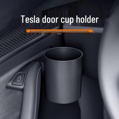 Scatola portaoggetti e portabicchieri per maniglia porta Tesla Model 3/Y per modifiche interne