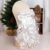 Santa Claus Beard Xmas Simulated Beard White Beard Decorative Christmas Cosplay Costume Prop Xmas Party Decor Supplies