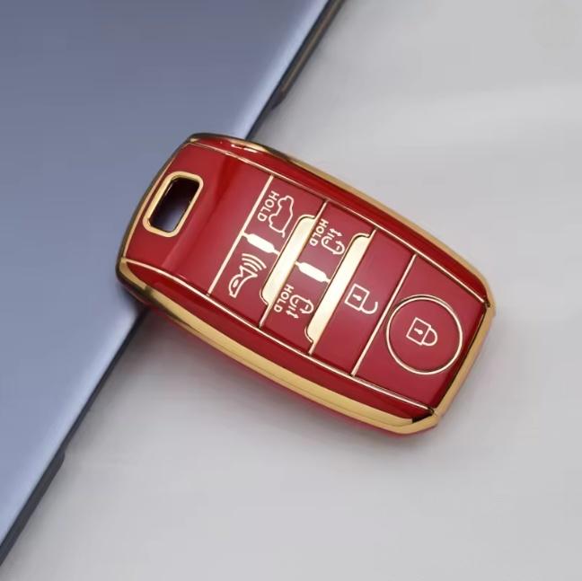 6 Buttons Smart Remote TPU Car Key Case Cover for Kia New Sedona Grand Carnival Snugly Sorento L580 Kia Doule Carnival