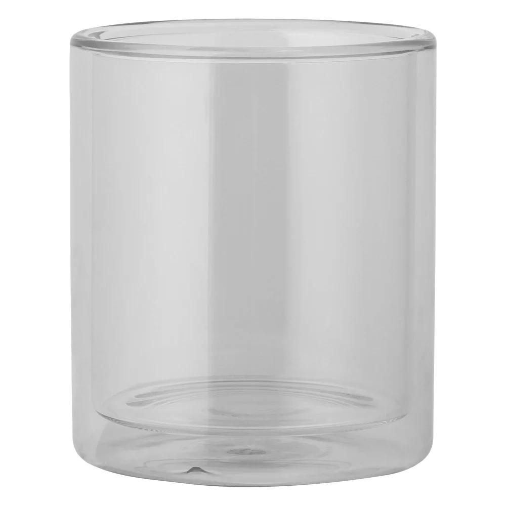 4 Pack 13oz Double Wall Drinking Glasses Set Stylish Insulated Drinkware Enhance Beverage Experience Home Use