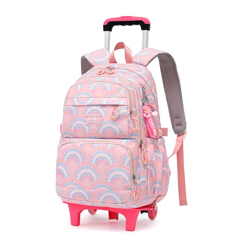 ZIRANYU Student Rolling Backpack Single Rolling Backpack