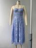 Summer Strapless Embroidered Lace Evening Gown - Sexy European & American Style