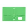 Three- Two-Pocket Document Folder with Storage Pockets for Organization