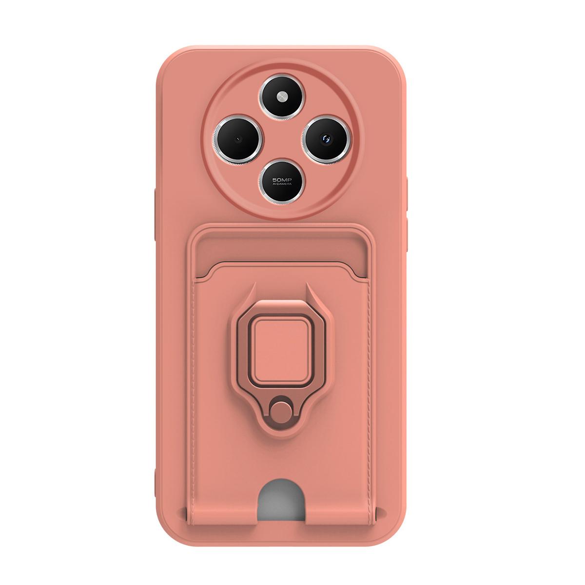 

Tpu Wallet Soft Case For Funda Xiaomi Redmi 14C A3 A3X A3 Pro Poco C75 4G 5G C61 X7 M7 360° Ring Card Holder Camera Protec Cover Xiaomi Poco M7 5G