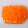 Turkey Feather Velvet Ribbon for DIY Wedding, Latin Headwear, and Clothing Accessories