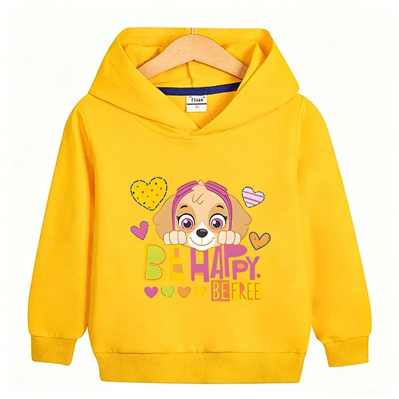 Skye Girls Hoodie Pullover Cartoon Children Hoodie Toddled Girls Teen Spring Autumn 4 To14 Y