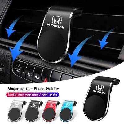 Magnetic Car Phone Holder JTJS4 GPS Navigator Stand Accessories For Honda Civic Fit Jazz Accord Pilot CRV Odyssey Passport City HRV