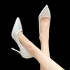 Fashion Women Shoes High Heels Spring/autumn Fashion Sexy Elegant Pointed Toe Swallow Comfortable 10cm Pumps for Women