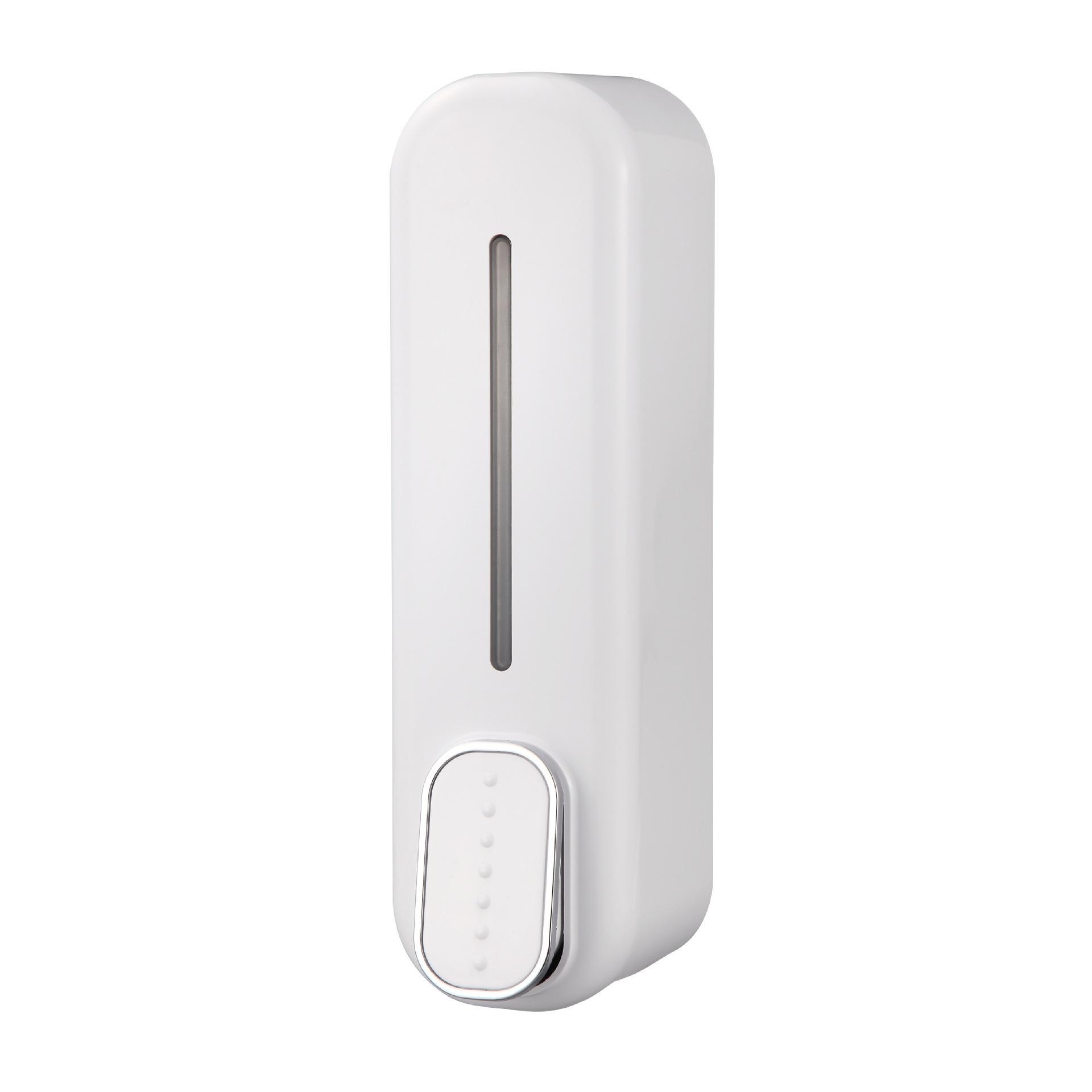 

300Ml Manual Soap Dispenser Wall Mounted ABS Bathroom Hand Gel Liquid Container Pump for Family Hotel белый