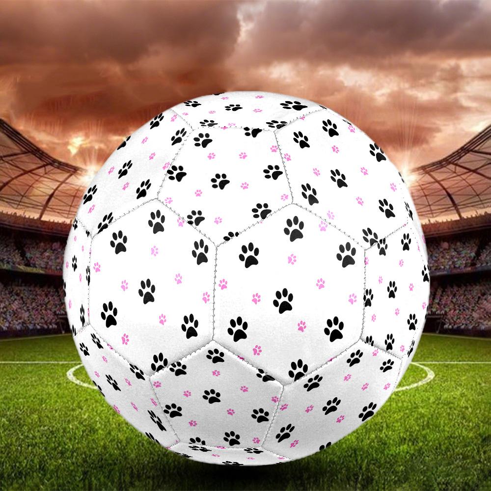 Cute Dog Soccer Ball Size 5 Football Machine-Stitched Indoor/Outdoor Universal Football for Football Accessories Perfect Gift for Friends & Family