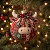 Decorative Fabric Patchwork Crafts Christmas Ball DIY Kit, Ornament Sewing Xmas Holiday Craft Projects for Adults Kit Adults, Handmade Tree Decoration