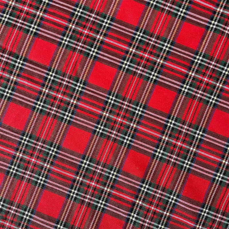 Retro Plaid Christmas & New Year Tablecloth - Internet Celebrity Photo Prop & Decoration
