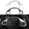 ABS Car Steering Wheel Button Panel Sticker Decorative Frame Cover Trim for Peugeot 3008 GT 4008 5008 Interior Accessories