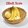 Natural Handmade Bamboo Baskets Fruit Vegetables Bread Rattan Steamed Storage Basket Home Tableware Storage Box Bread Basket