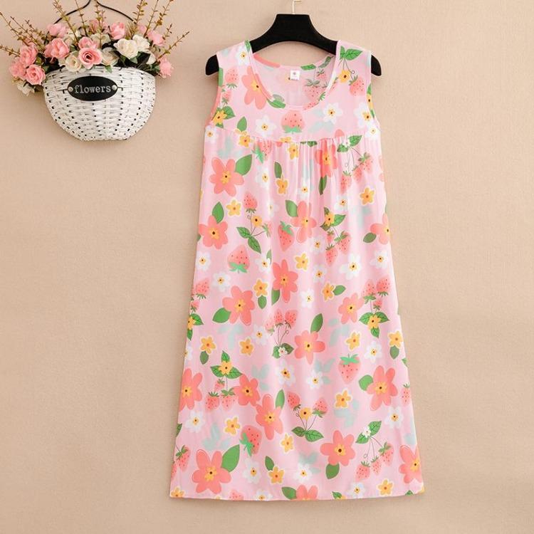 

Women Summer Casual Elegant Oversize Long Sleeveless Dresses One Size