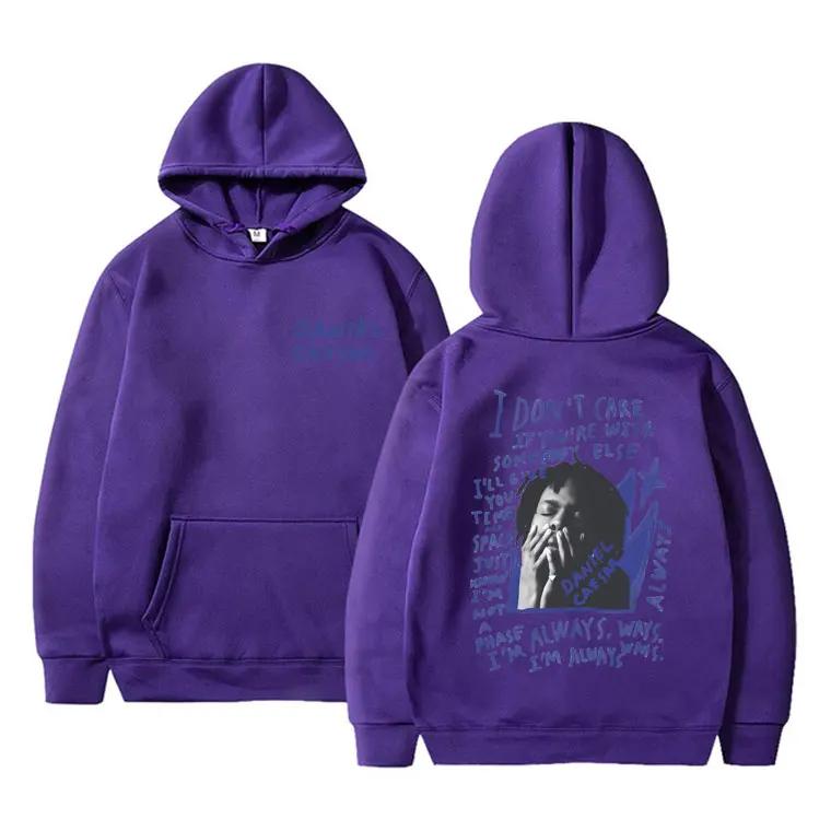 Pop Singer Daniel Caesar's Printed Hoodie, Hip-hop Street Sweatshirt, Suitable for Both Men and Women, Casual Sportswear