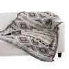 Neuer Eingang Mexikanische Boho Gewebte Reise Picknickdecke mit Blumenmuster Anpassbar für Sofa und Bett Dekoration & Quaste