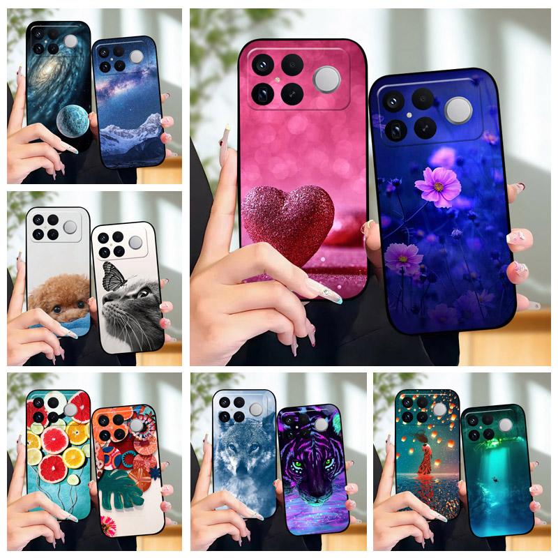 Etui do POCO F8 Ultra Modne Odporne na Wstrząsy Pokrowiec na Telefon Silikonowe Miękkie Zderzak TPU Dla Xiaomi POCO F8Ultra Powłoka Fundas Kreskówka Capa