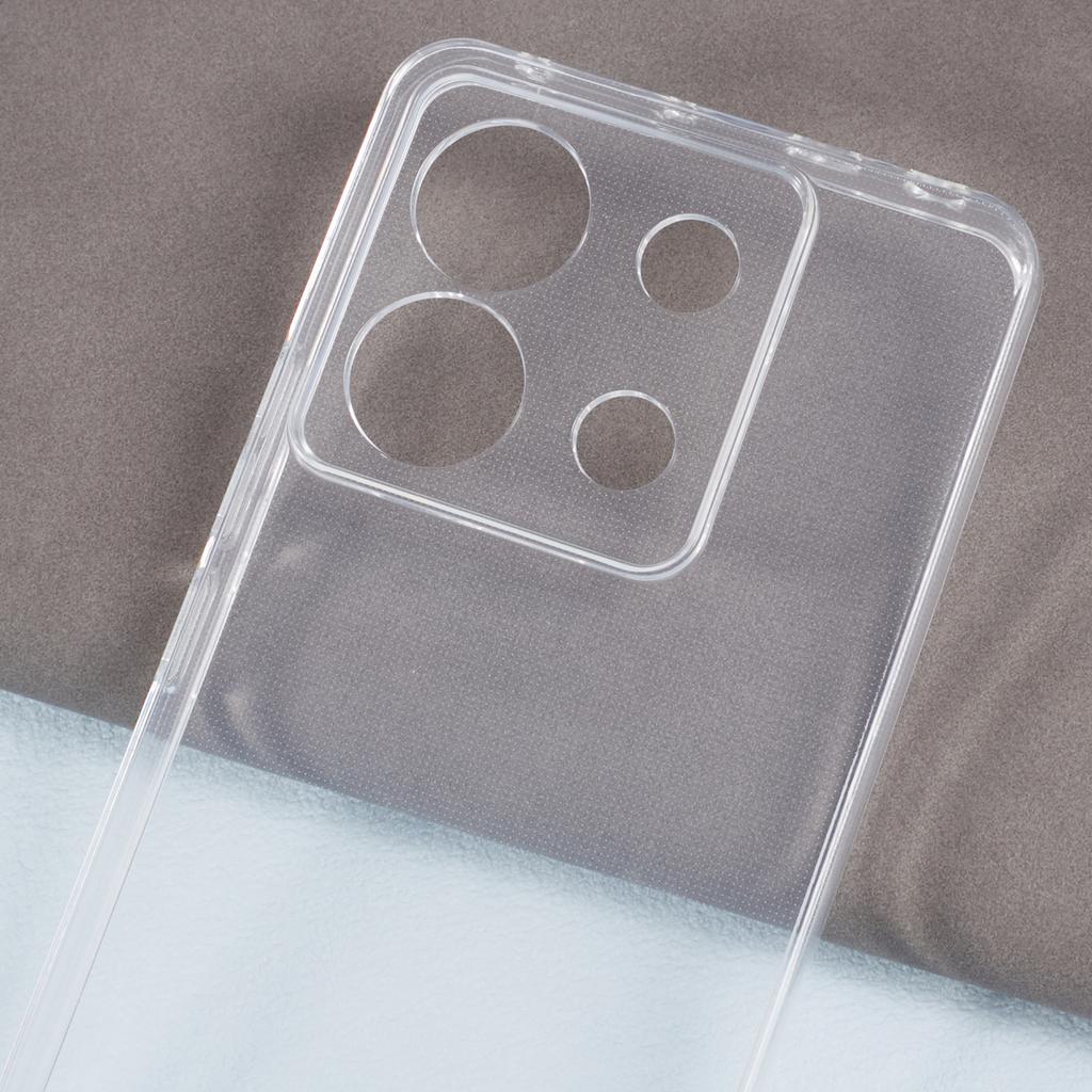 For Xiaomi Redmi Note 13 Pro 5G/Poco X6 5G Case Watermark-free 2.0mm Transparent Cell Phone Cover