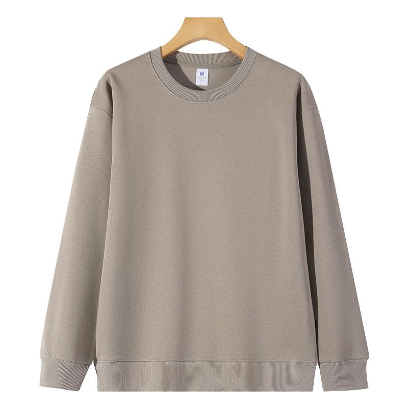 Autumn Winter Fleece Unisex Sweatshirt Thick Solid Drop-shoulder Pullover Oversized Casual Warm Sweater Boyfriend Sweatshirts