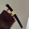 Women Square Rome Dial Watch Retro Quartz Watches Leather Strap Wristwatches