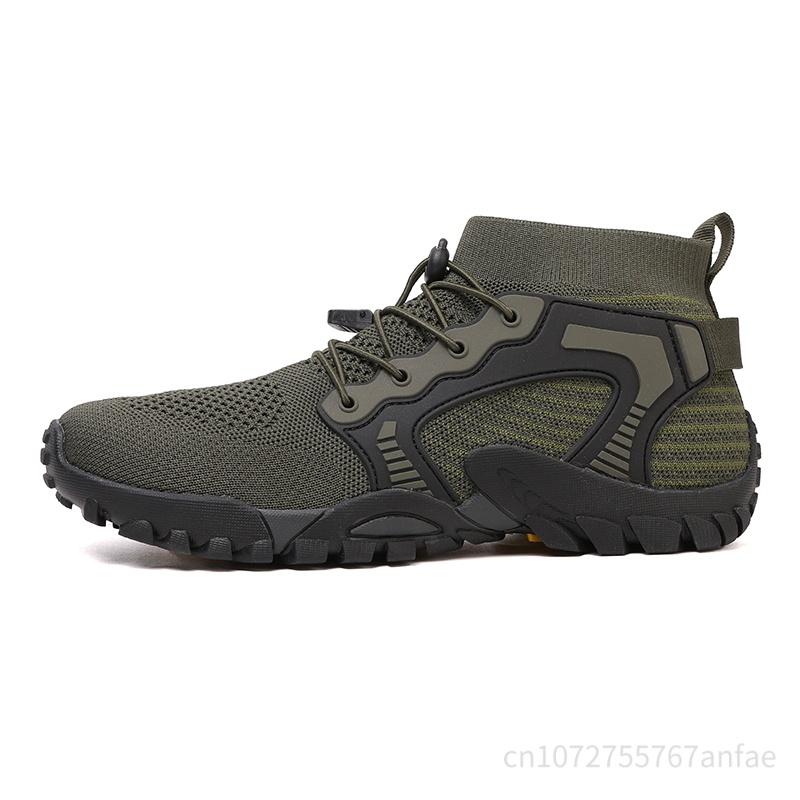 Outdoor Herren Kletterschuh Rutschfester Wanderschuh Atmungsaktiver Watschuh Umhängetasche Flusslaufschuh Abriebfest Übergröße48