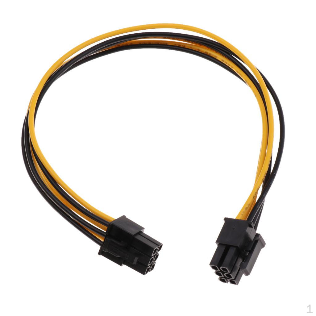 

Удлинительный кабель питания 6-контактный к многофункциональным легко монтируемым деталям PCI E Male