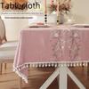 Modern Minimalist Cotton-Linen Tablecloth and Mat Set for Dining, Coffee, and Picnic