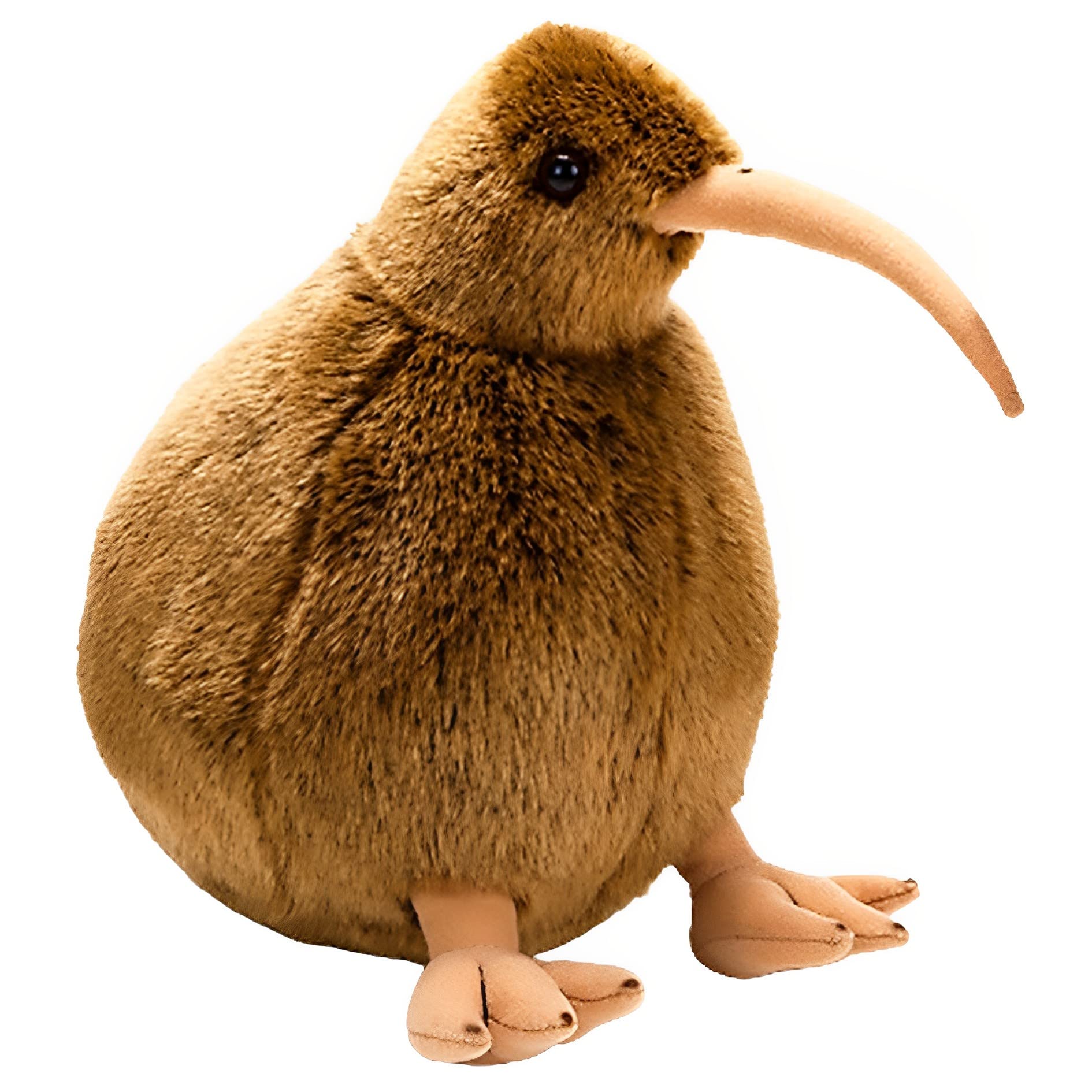 

MIMIA Kiwi Kiwi плюшевая игрушка подушка для тела товары для сна подарок маленькое животное пушистое большое милое реалистичное детское домашнее животное (Киви Браун)