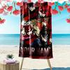 Name Custom Persona 5 Print Beach Towel, Large Soft Quick Dry Towel for Beach Camping Swimming