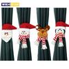 Christmas Cartoon Curtain Clasp Penguin Santa Claus Snowman Elk Holder Xmas Decor For Home Accessories