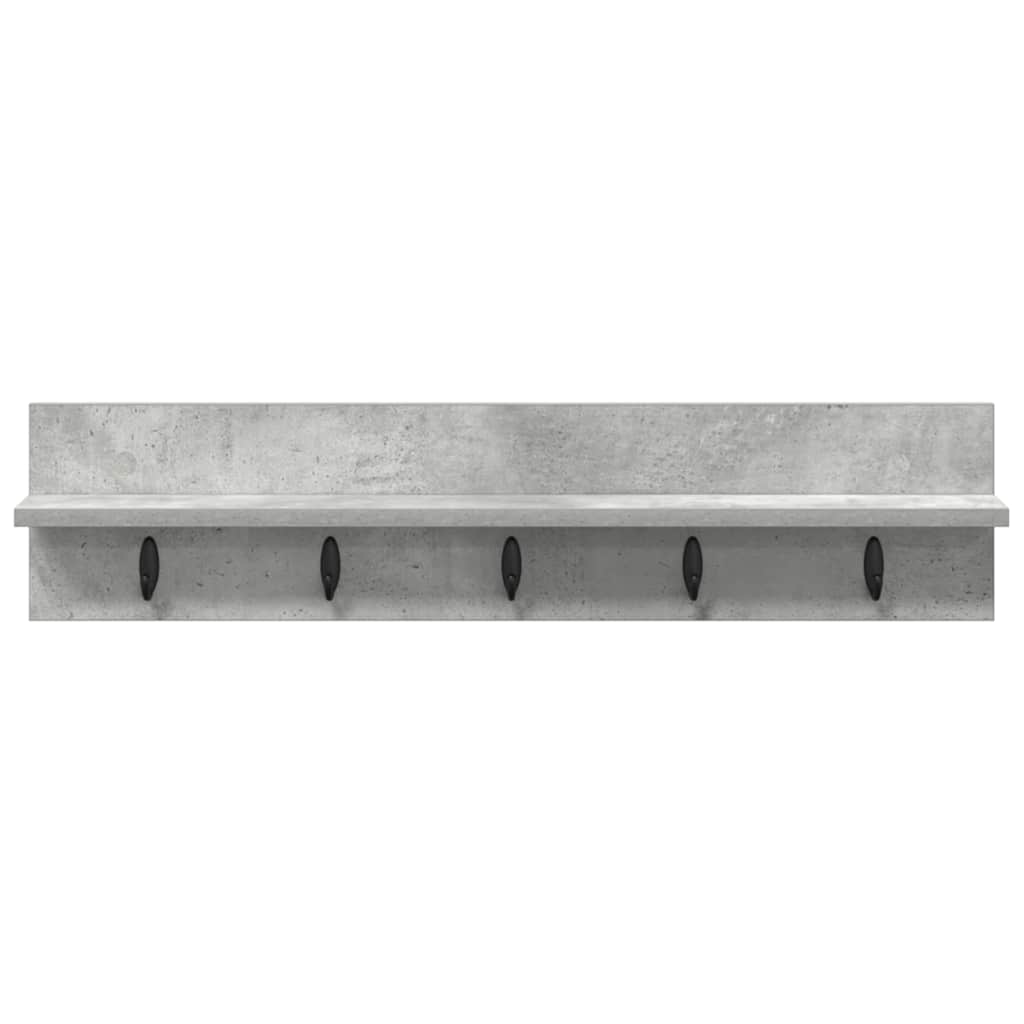 Wall Mounted Nightstand Wall Bracket Concrete Gray