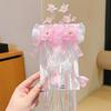 Retro 2026 Fairy Tassel Hair Clips for Girls - Non-damaging Hanfu Bow Knot Ribbons