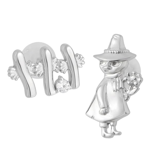 

Moomin Limited Snufkin Nyoronyoro Stud Earrings 2P Binaural 925 Silver Official Character Goods [MOOMIN]