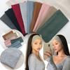 Elastic Vintage Yoga Sports Hairbands Gym Outdoor Sweat Absorbing Headwrap Hair Accessories Women Solid Color Knitting Headband