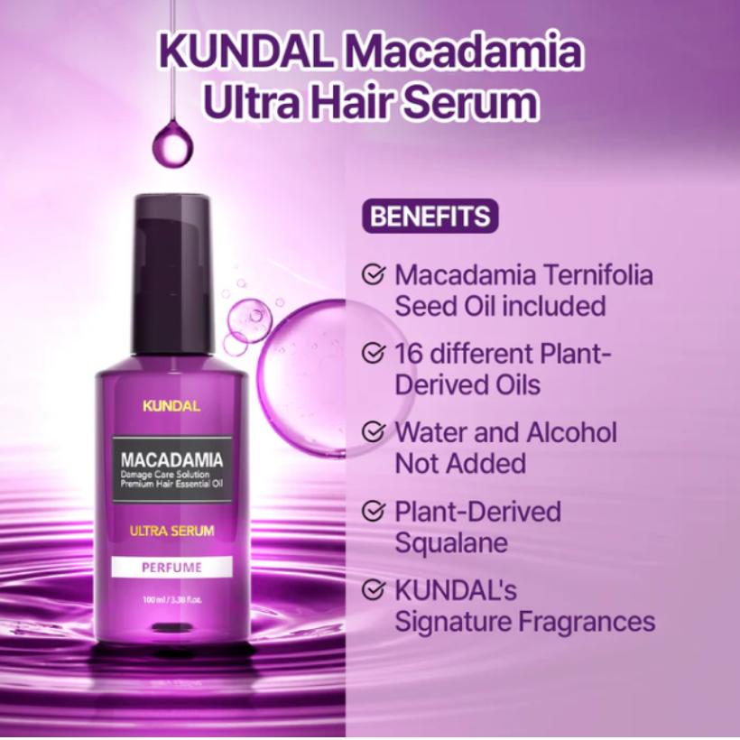 KUNDAL Ultra Haelessenz 100ml Nährend & Haarschädigungs-Pflege (5 Duftoptionen)
