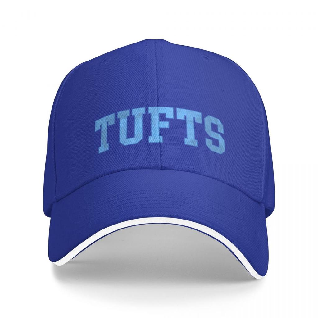 Tufts – Batik-Baseballkappen mit College-Schriftart, polychromatische, modische Baseballmützen, atmungsaktiv, lässig, Outdoor, für Unisex und Damen