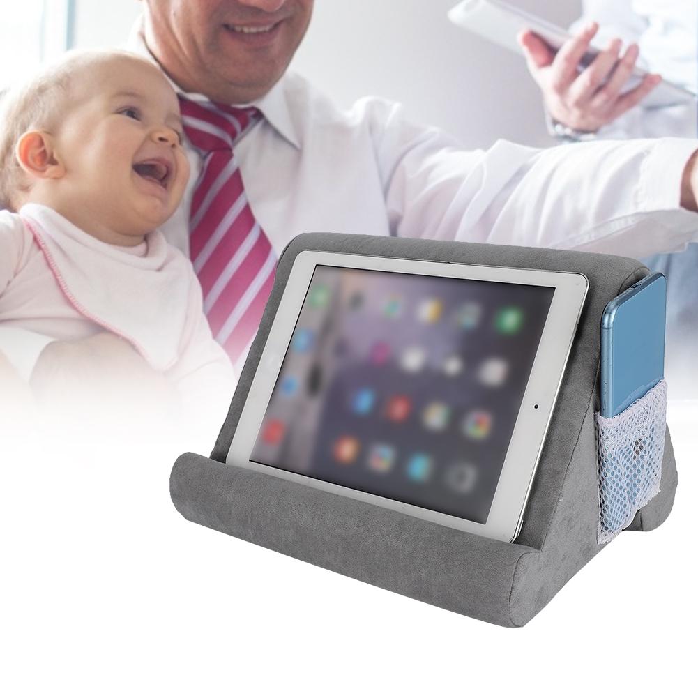 Multi Angle Reading Holder Desktop Stand Soft Pillow for Mobile Phone Tablet Book E Reader