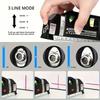 Laser Level Tool Multi-Purpose Laser Level Standard Cross Line Laser Level Beam Tool With Metric Ruler 8ft/2.5m For Picture Hanging Cabinet Tile Wall
