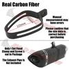 For SC project Arrow Yoshimura AK Brother Mivv Leovince Austinracing Etc Exhaust Tail Pipe Carbon Fiber Stainless Fixed Clamp
